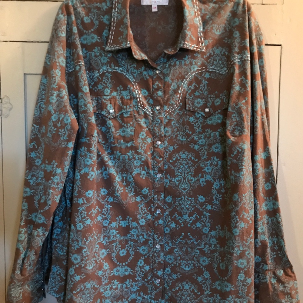 Panhandle Slim long sleeve western shirt 3X